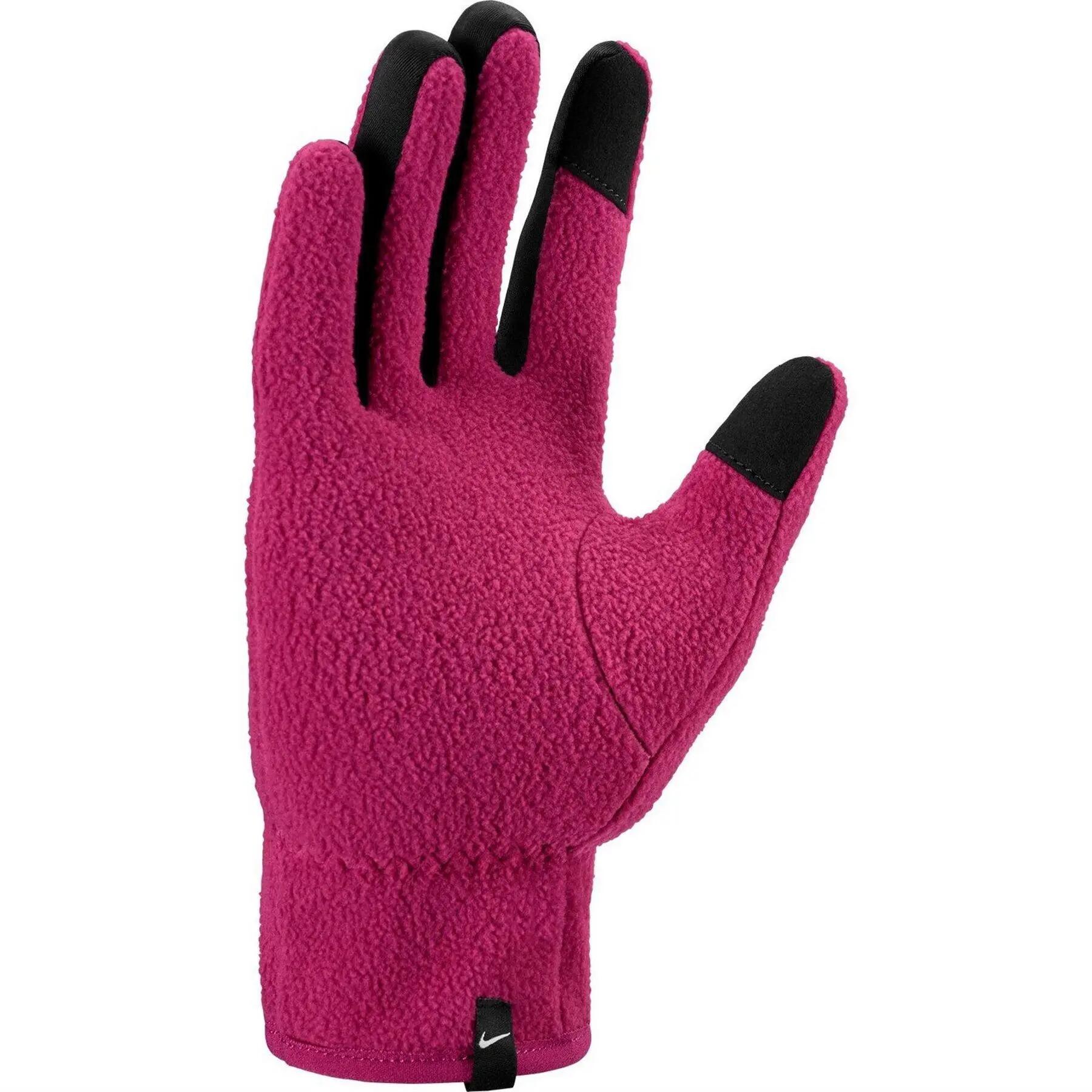 "Thermafit" Winterhandschuhe, Fleece Damen und Herren Betenrot/Weiß 2/3