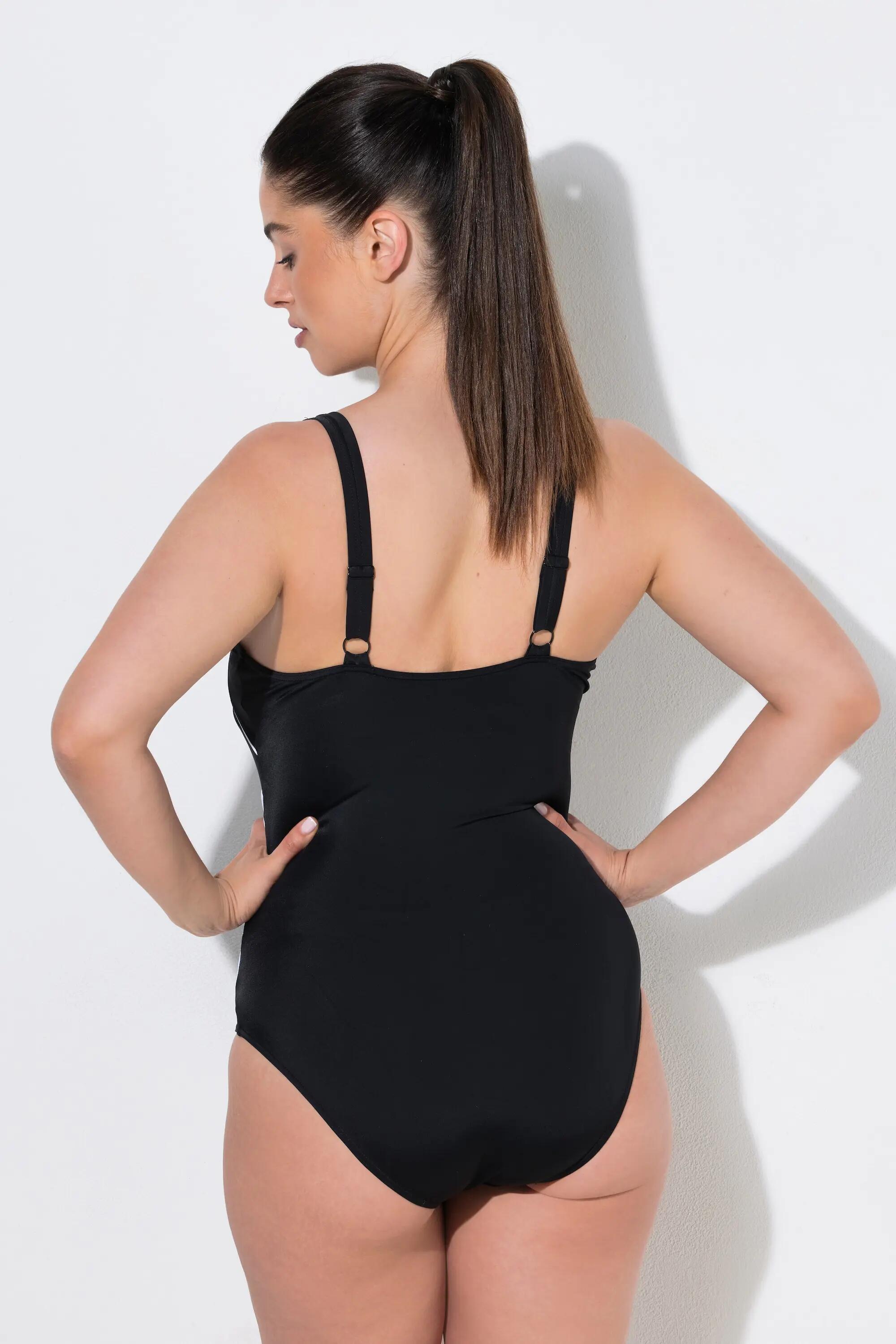 Femme Maillot de bain à bonnets souples bretelles réglables et passepoils 2/7