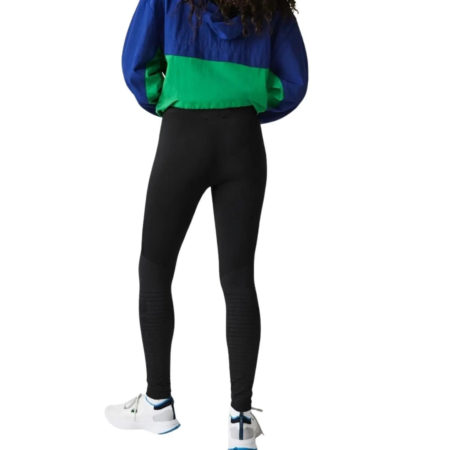 Leggings de Sport Lacoste Femme Noir 2/6