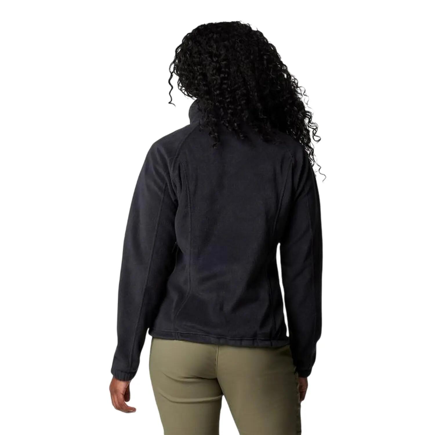 Giacca In Pile Cerniera Su Intera Lunghezza Donna Columbia Benton Nero 3/5