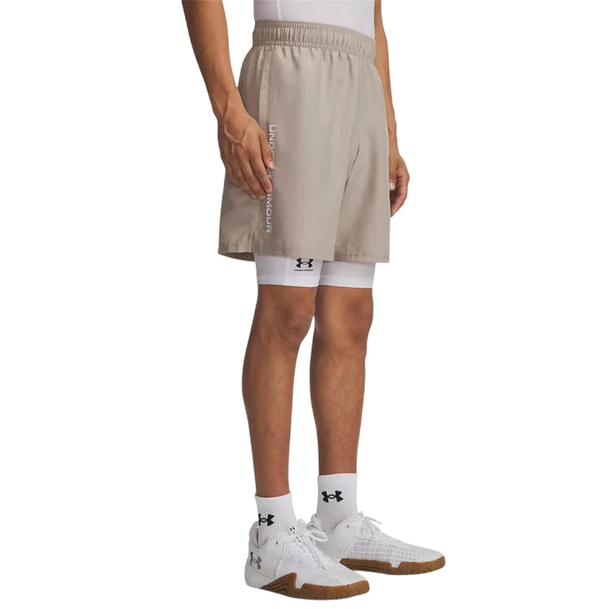 Short Motif/style Tech WORDMARKS Homme (Marron) 2/3