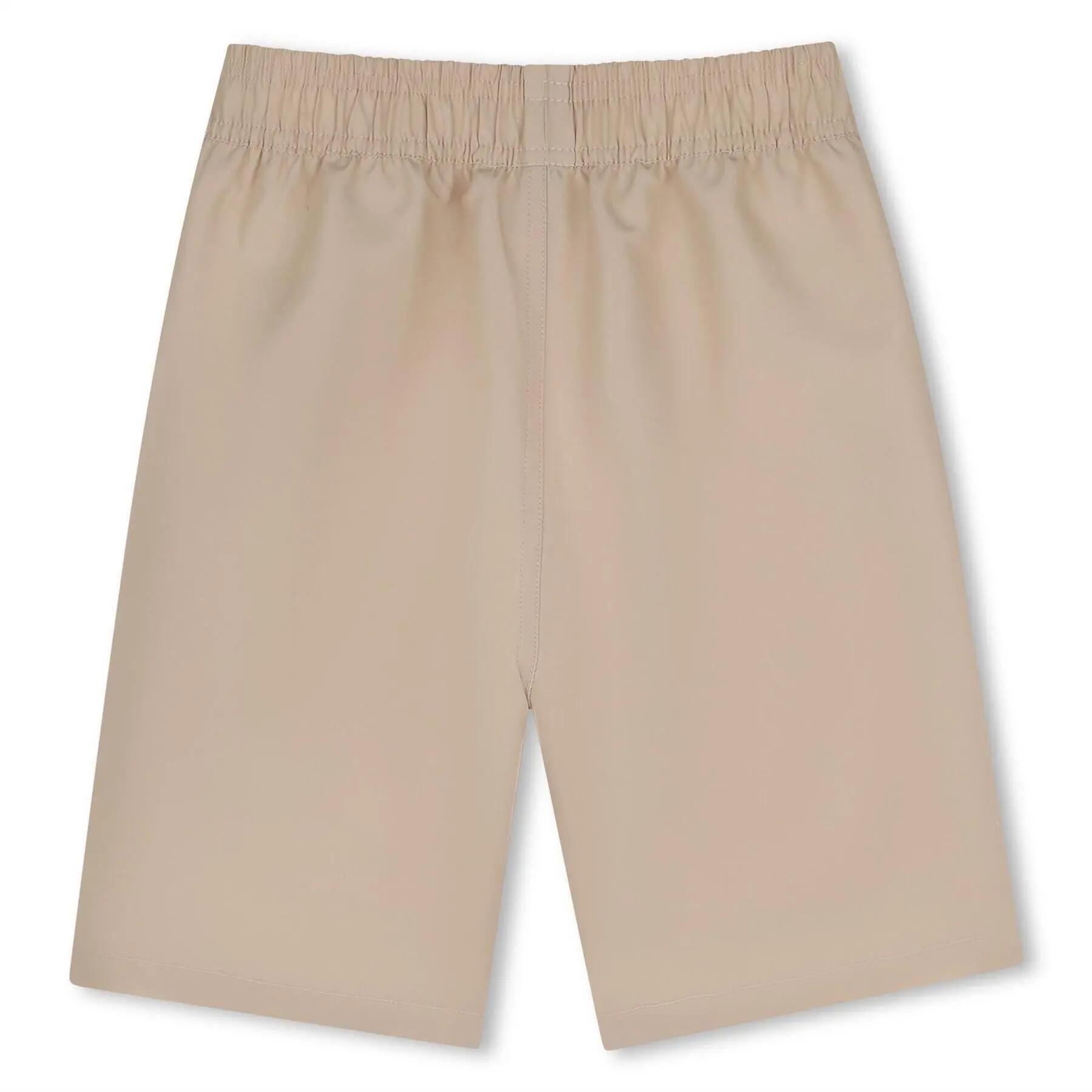 Short Motif/style Logo Imprimé Garçon (Beige Gris) 2/3
