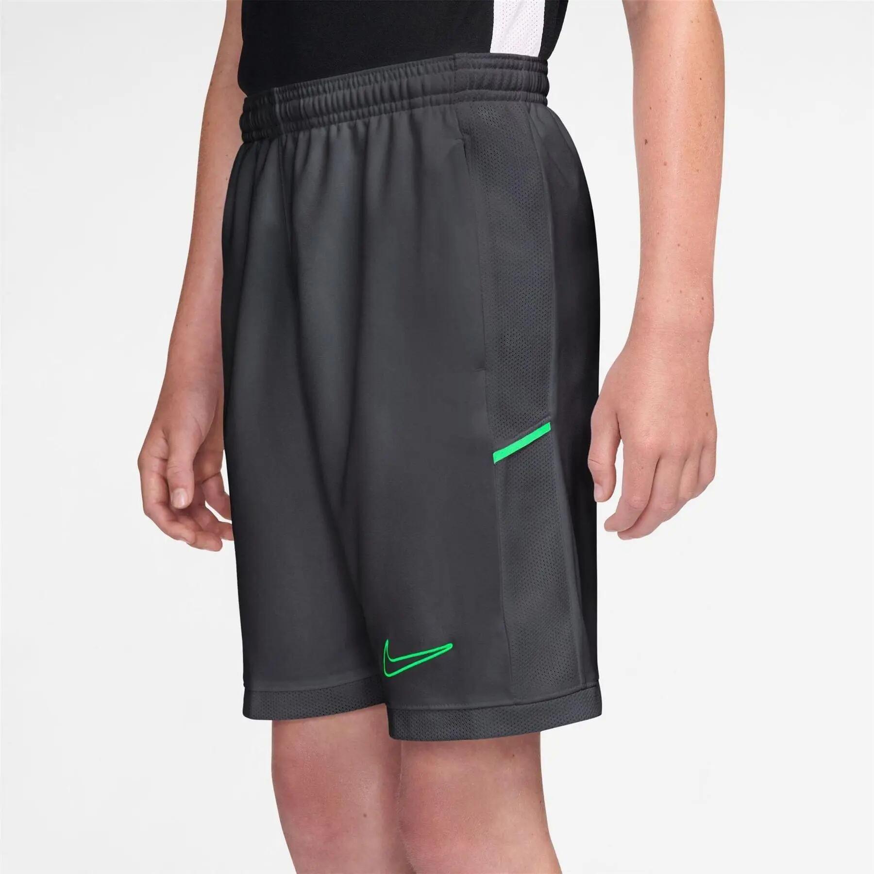 Shorts für Kinder Grau/Schwarz/Grün 3/5
