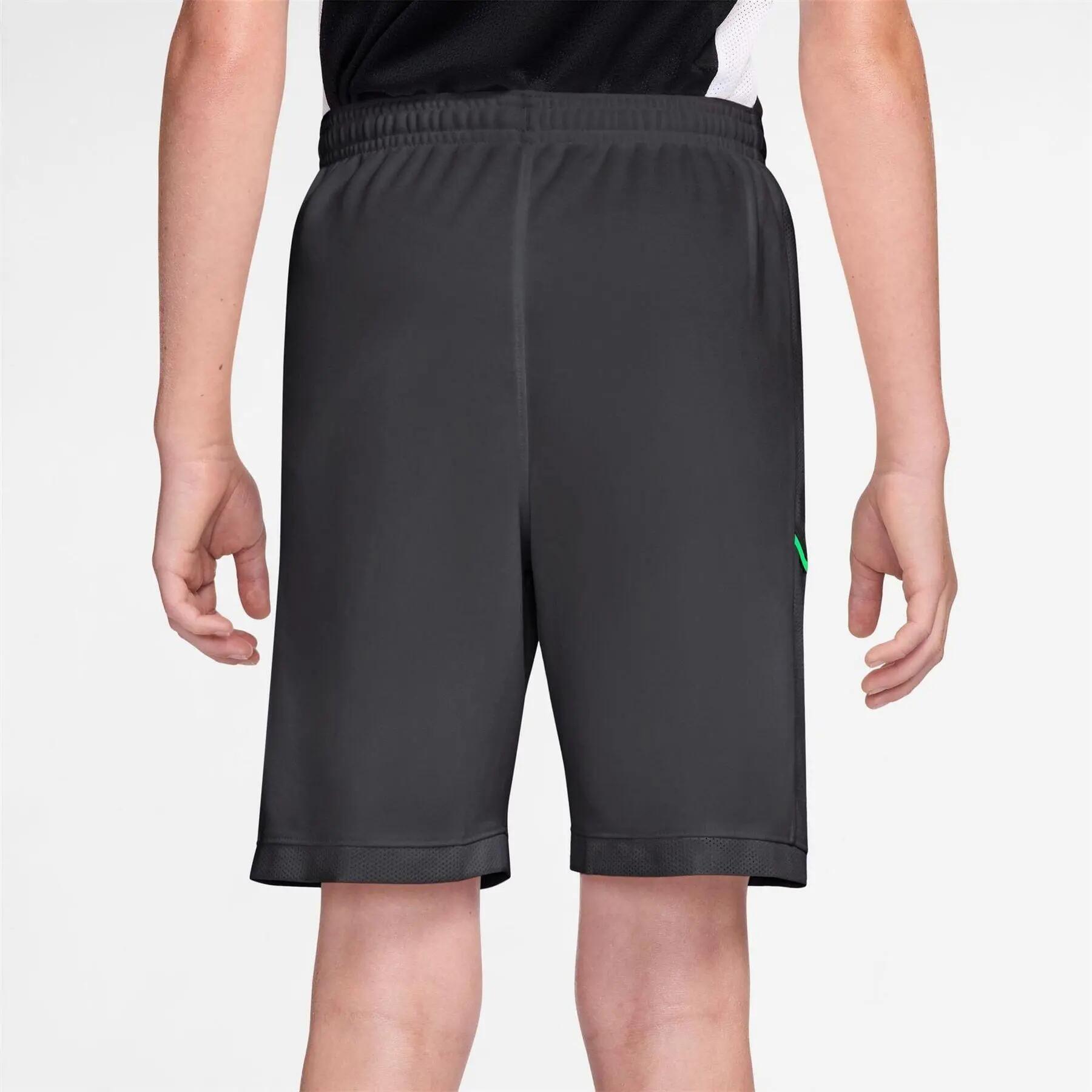 Shorts für Kinder Grau/Schwarz/Grün 2/5