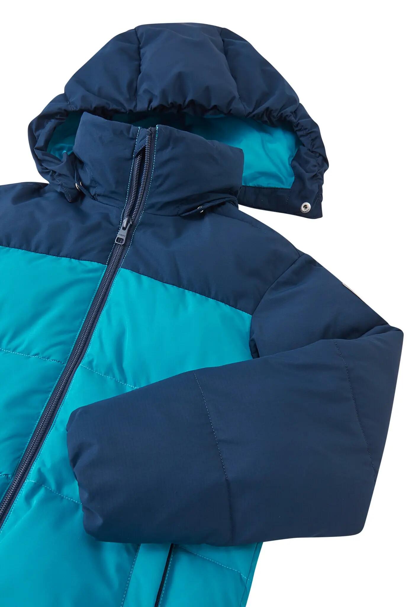 Giacca invernale per bambini Tenhola blu acquatico 3/5