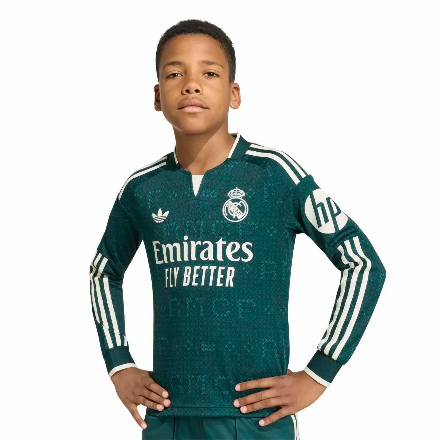 Maglia da trasferta a maniche lunghe per bambini Real Madrid 2026/27 7/7