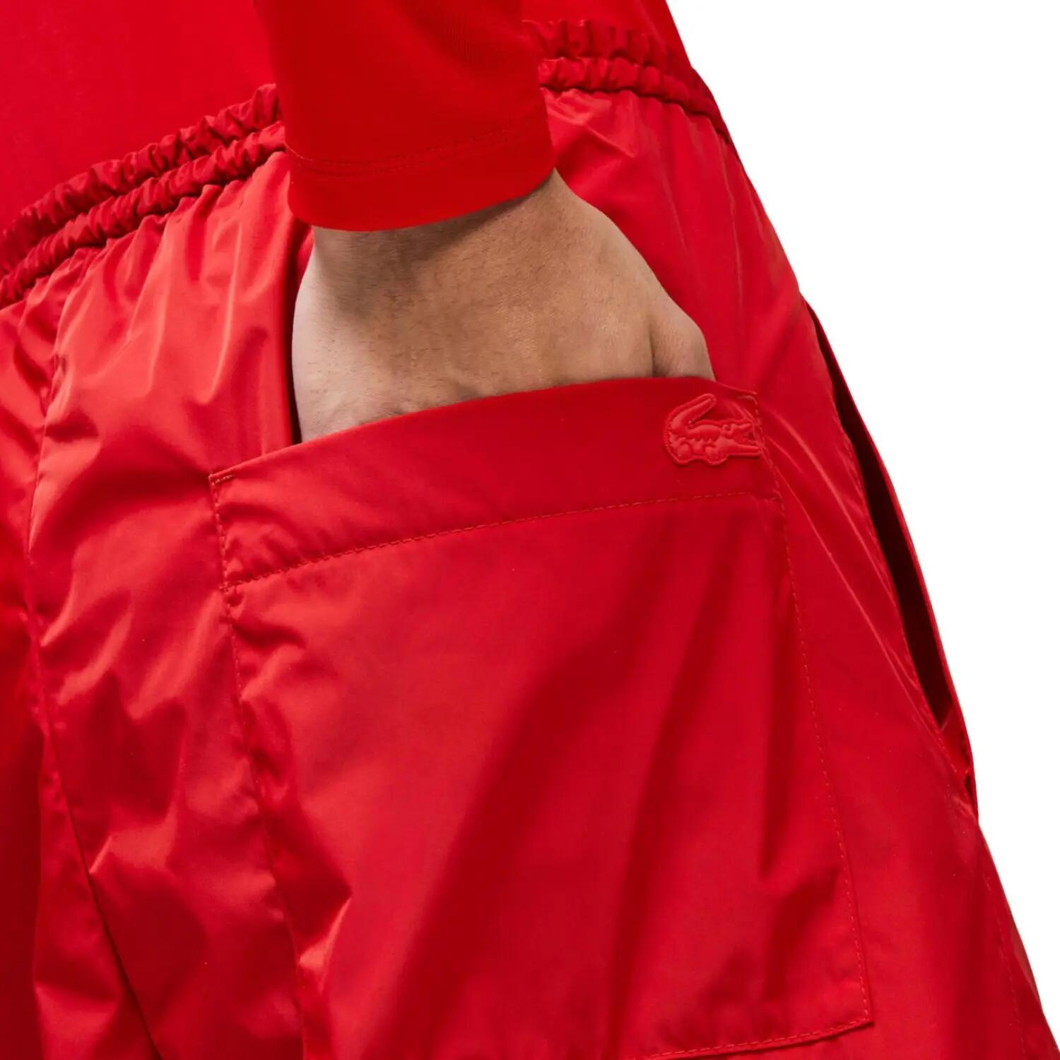 Lacoste Unisex Hose Weit Rot 5/5
