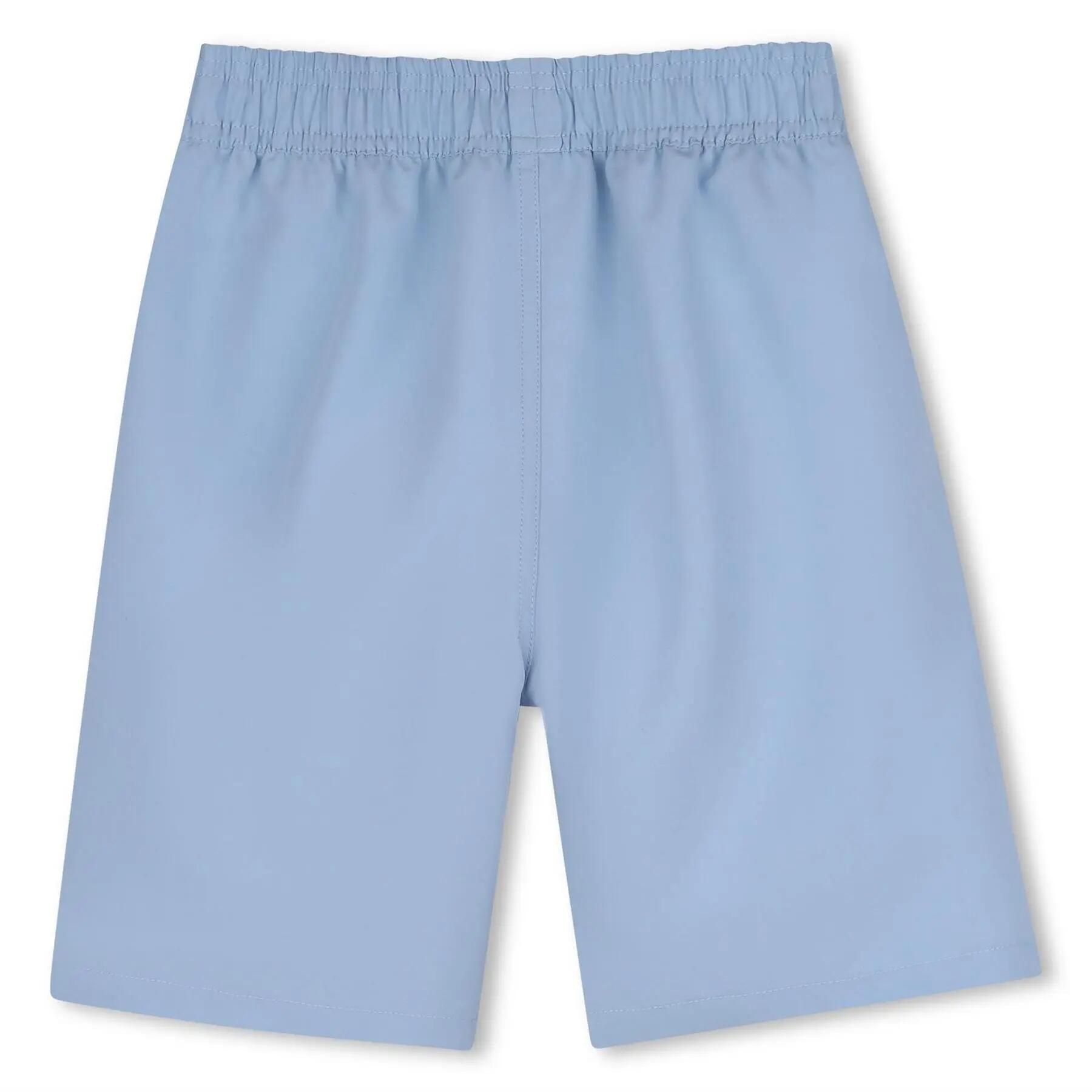 Short Motif/style Logo Imprimé Garçon (Bleu Clair) 2/3