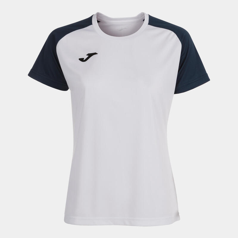 Camiseta Manga Corta Fútbol Mujer Joma Academy IV Blanco