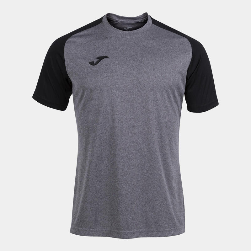 Camiseta Manga Corta Fútbol Niños Joma Academy IV Gris Melange