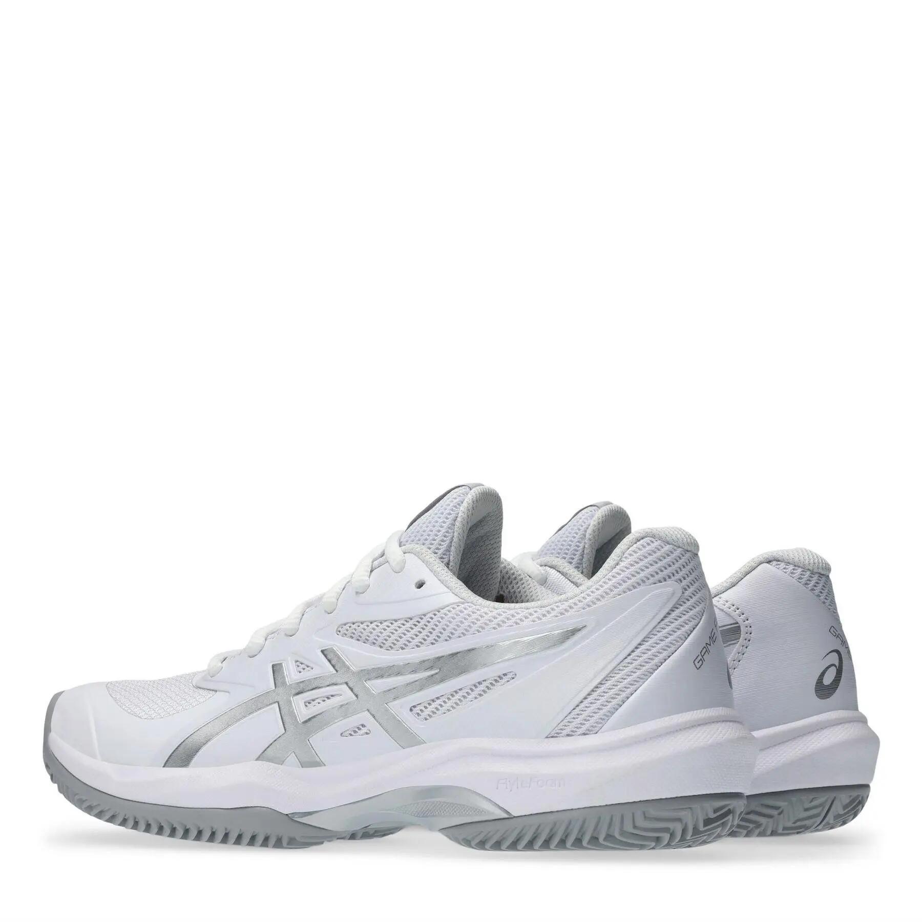 Womens/Ladies Game Tennis Shoes (White/Clay) 5/5