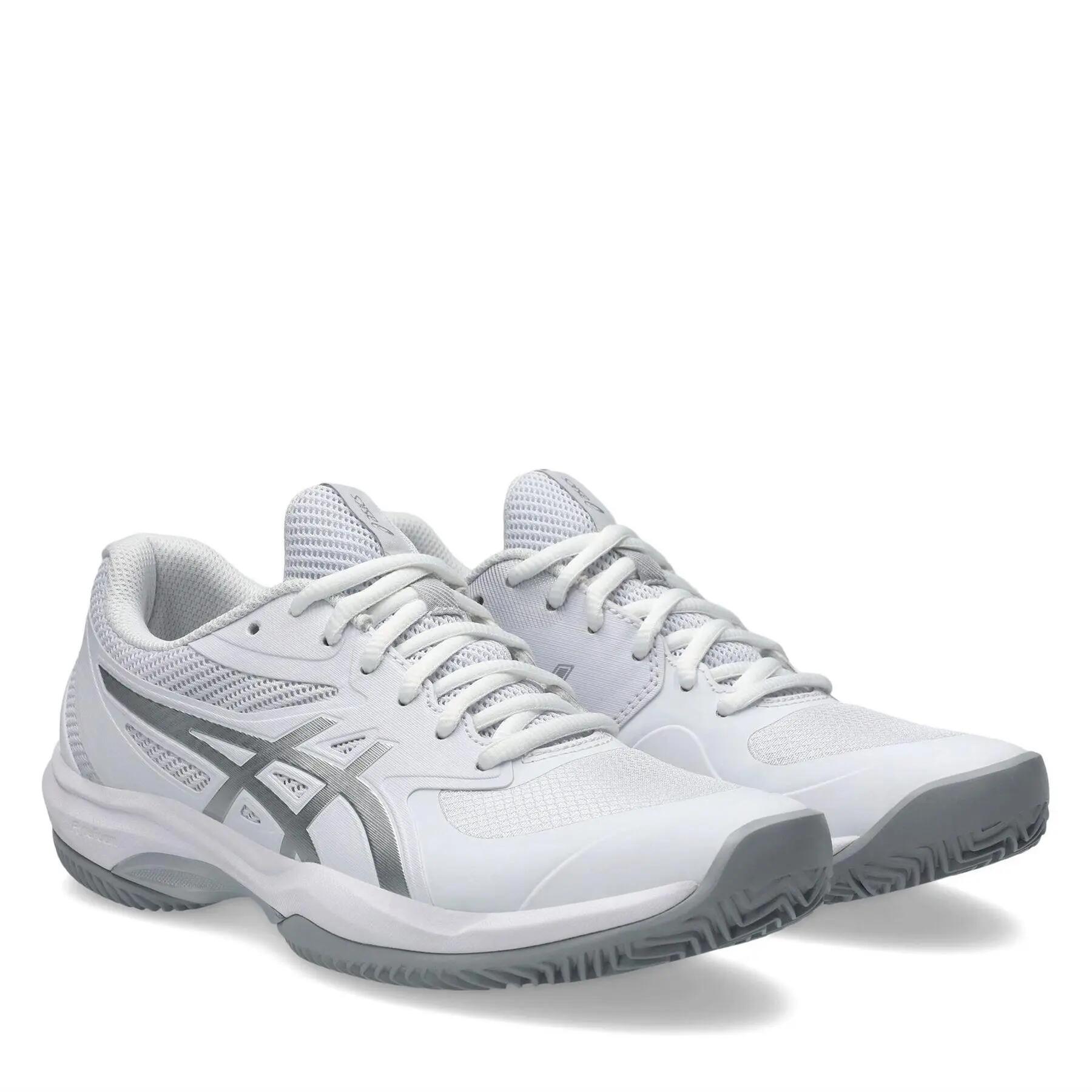 Womens/Ladies Game Tennis Shoes (White/Clay) 4/5