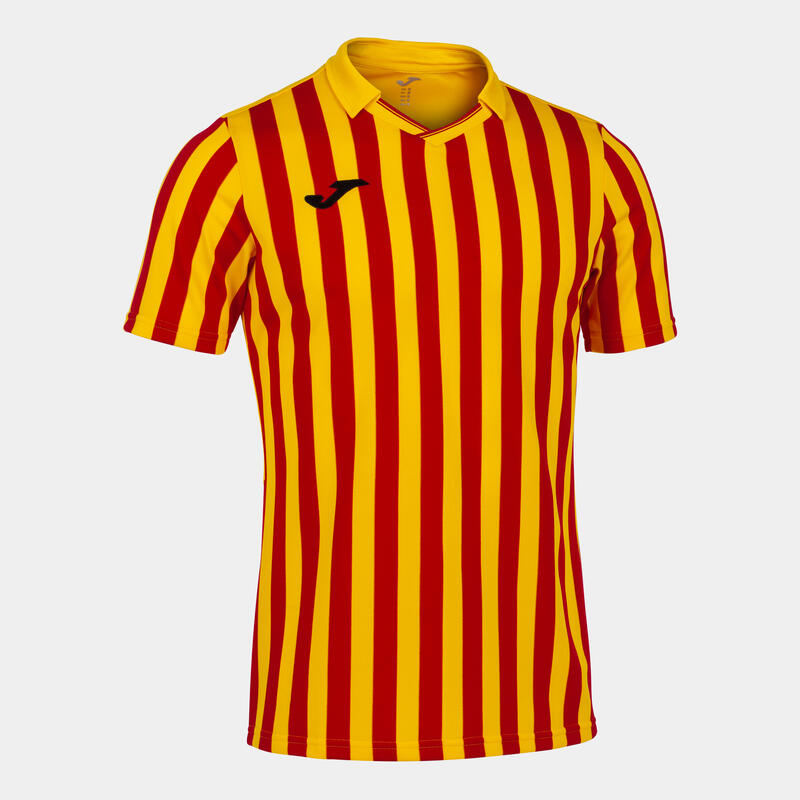 Camiseta Manga Corta Copa II Hombre Amarillo Rojo