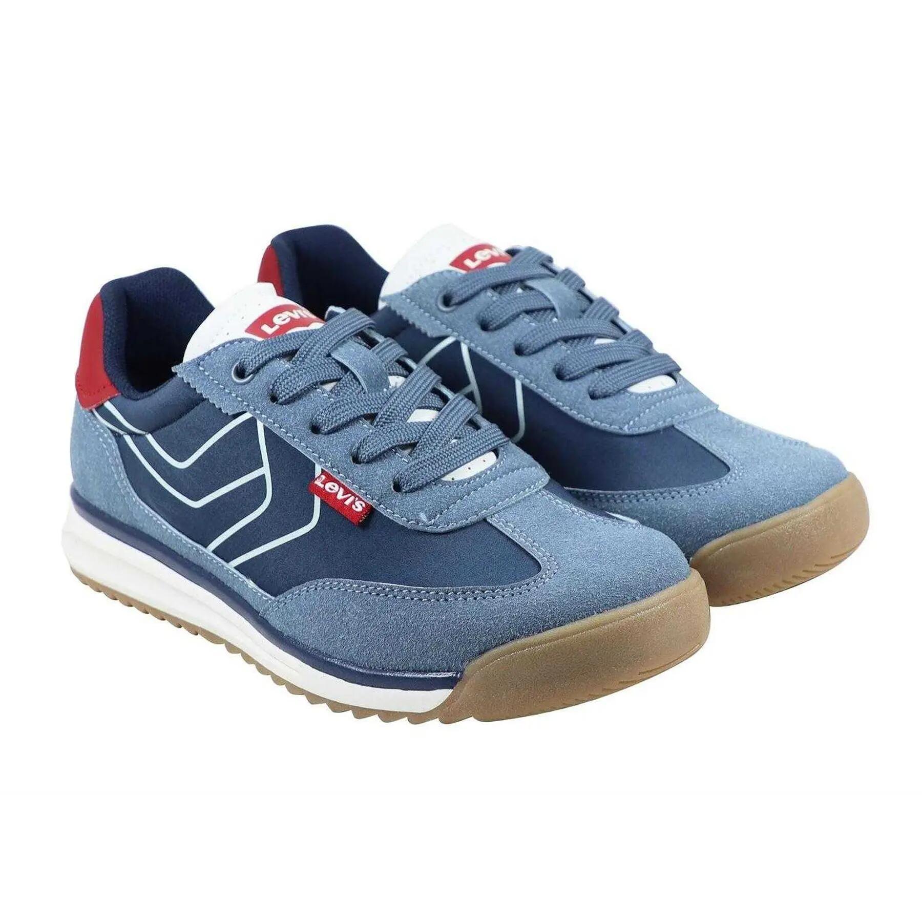 Baskets Course À Pied Enfant (Bleu Marine / Rouge) 5/5