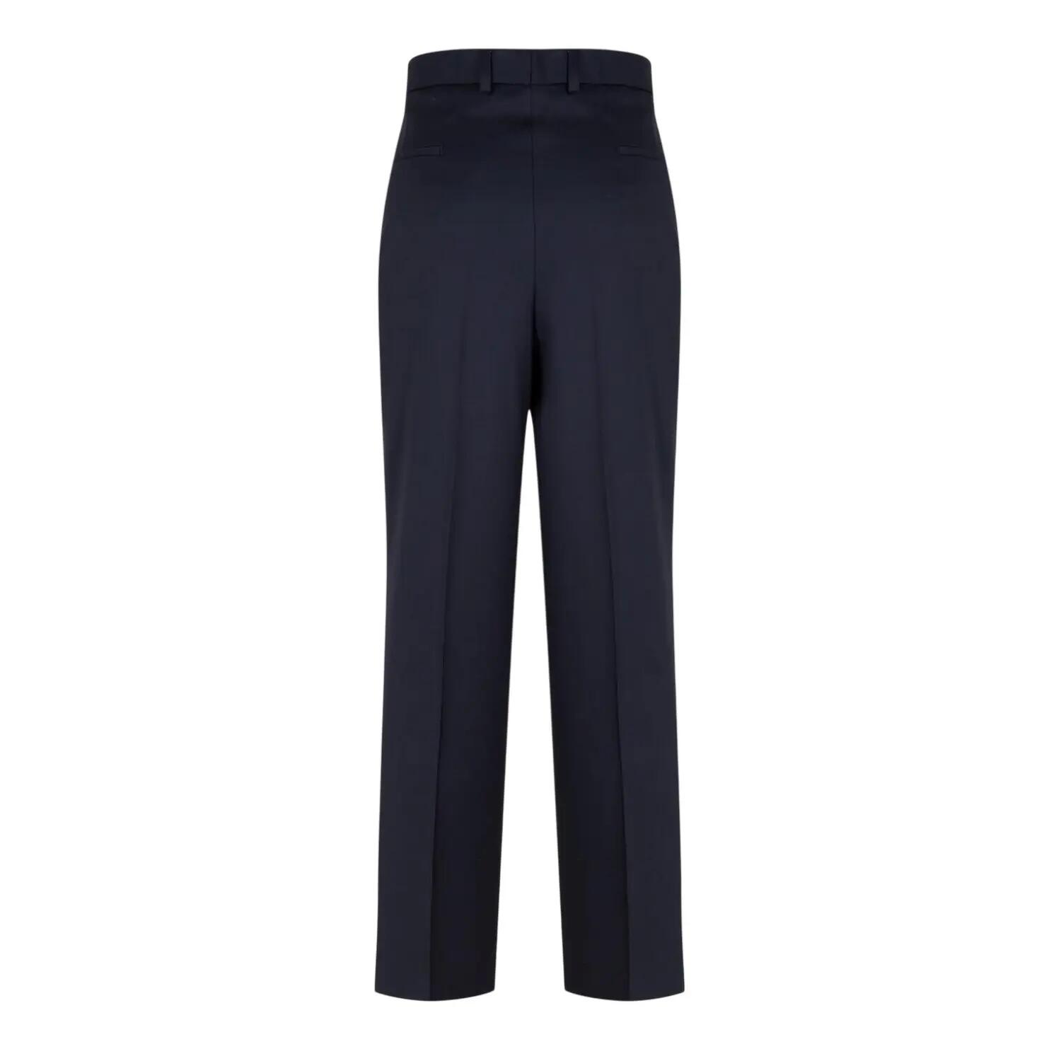 Pantalone Gamba Dritta Uomo Boss Blu Scuro 2/2