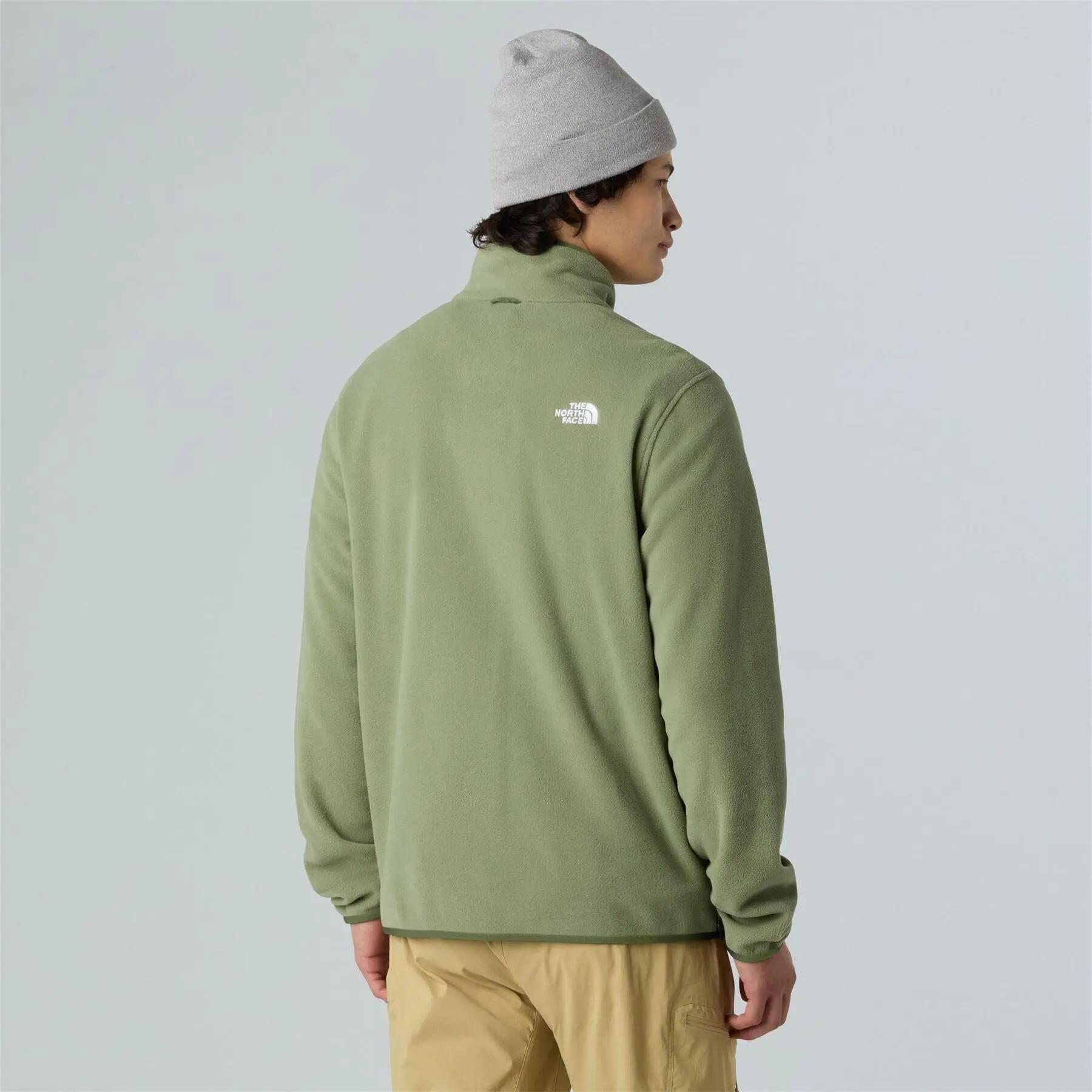 Mens Glacier Fleece Jacket (Green) 4/4