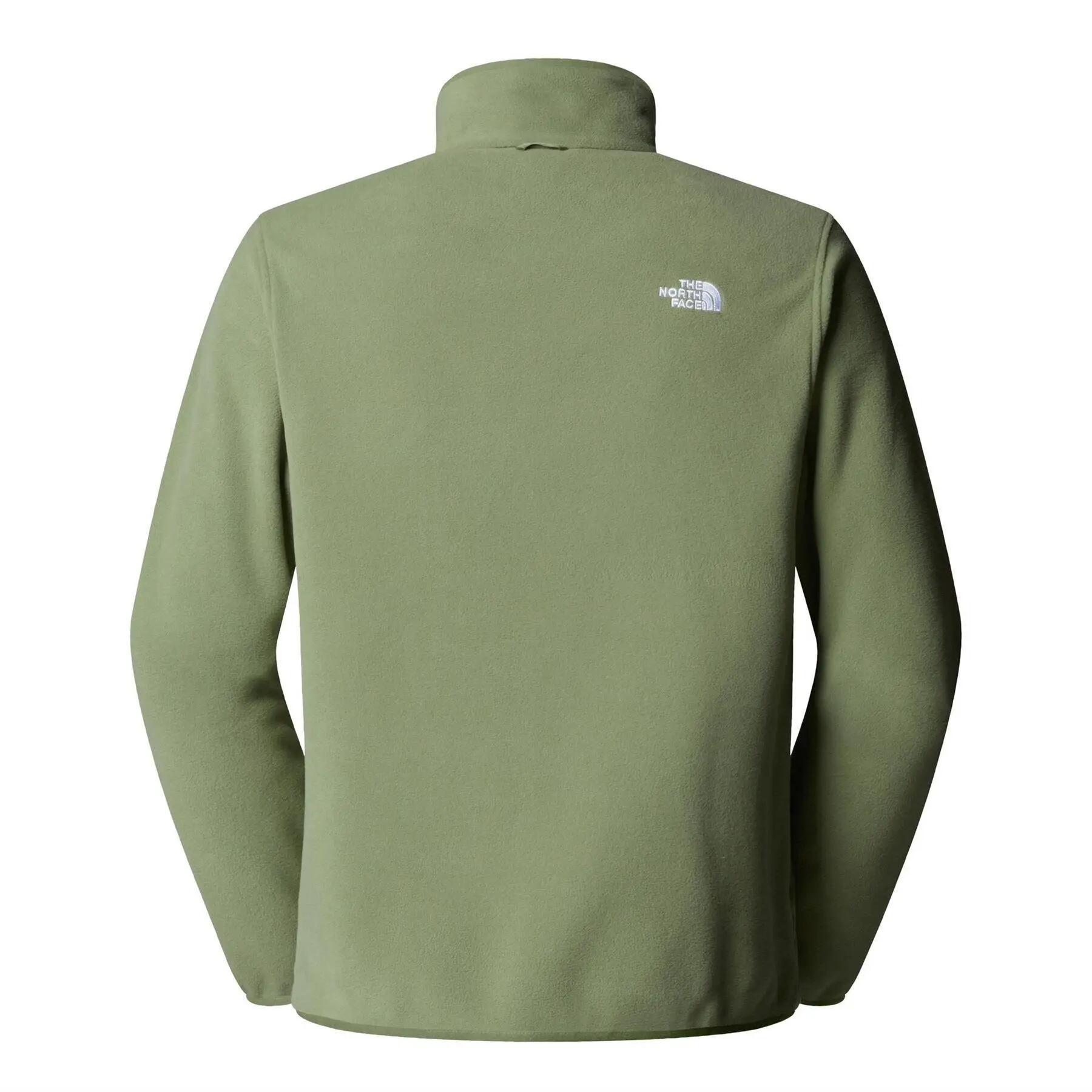 Mens Glacier Fleece Jacket (Green) 2/4