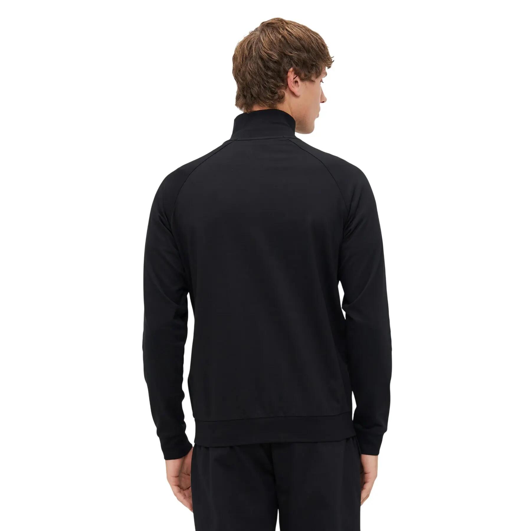 Mens Authentic Track Jacket (Black) 3/4