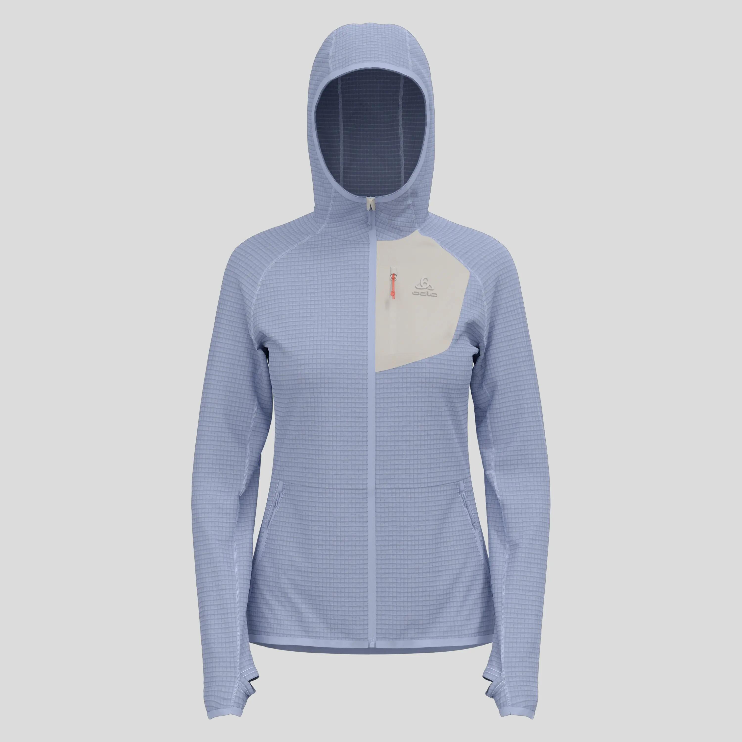 Pull à capuche zippé Ascent ODLO 7/8