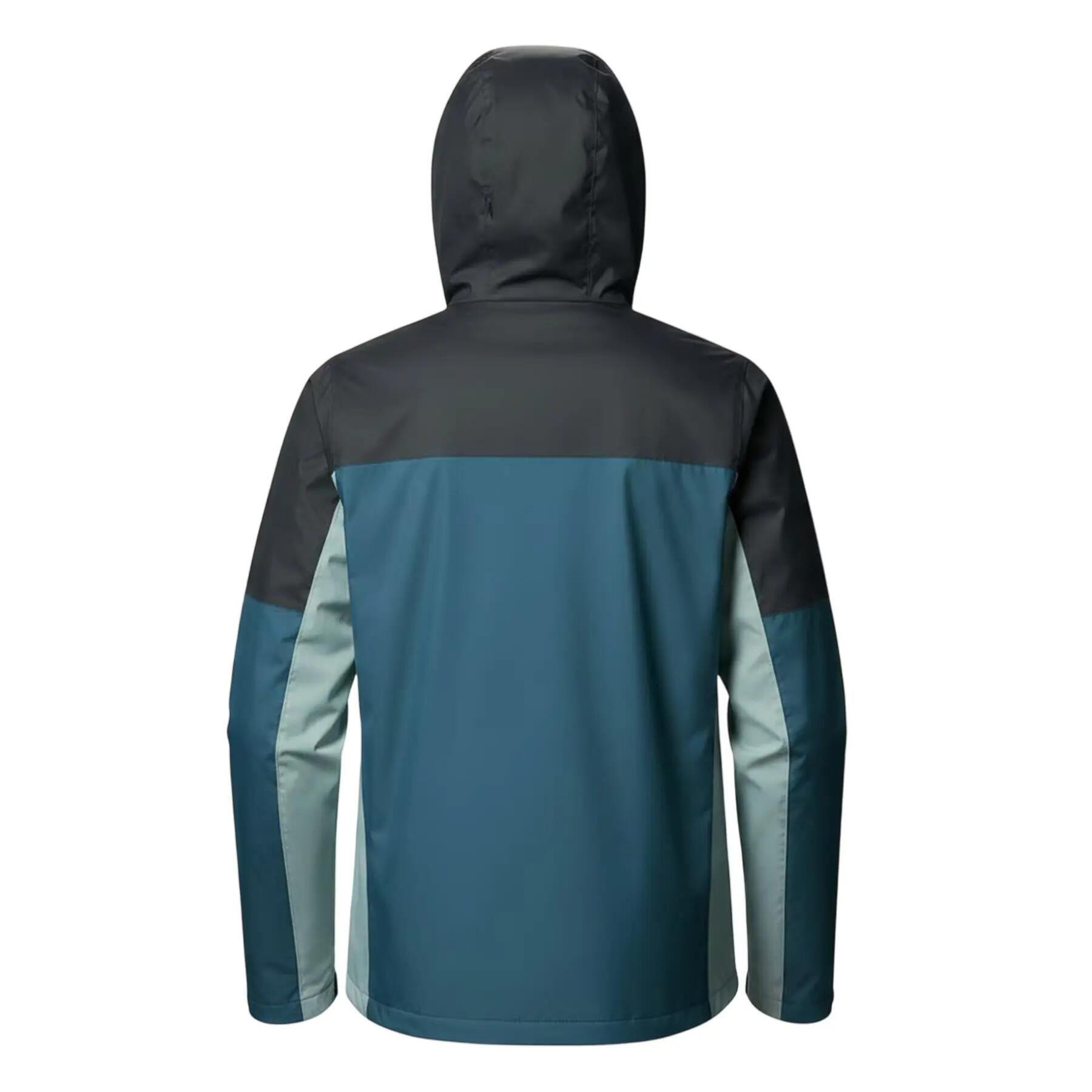 Mens Inner Limits III Hooded Waterproof Jacket (Blue) 3/4