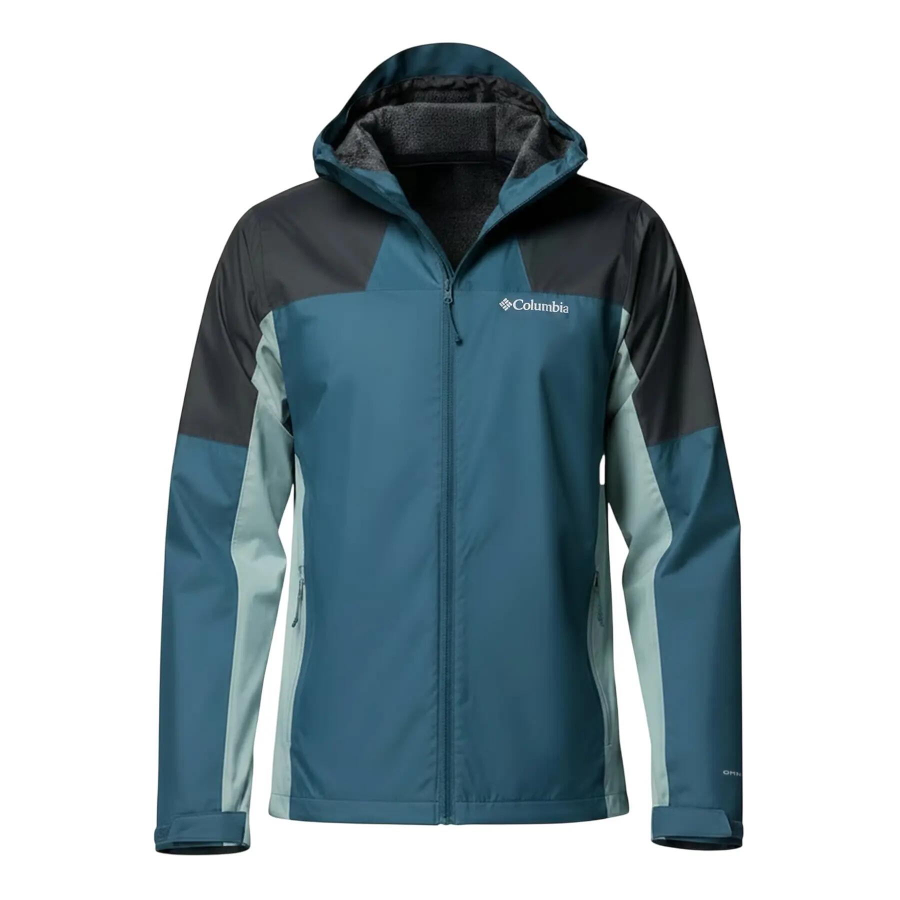 Mens Inner Limits III Hooded Waterproof Jacket (Blue) 2/4