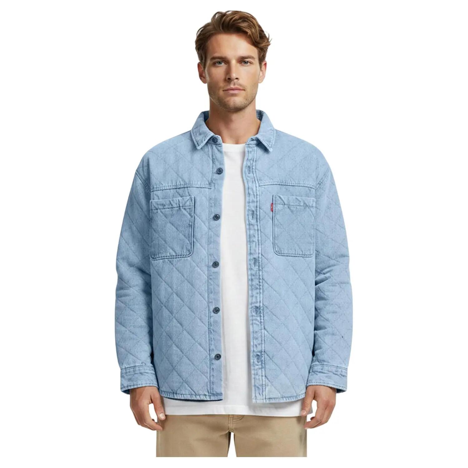 Mens Ingleside Shirt Jacket (Stonewash) 4/5