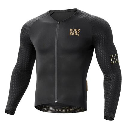 Herren Langarm-Radtrikot leicht & atmungsaktiv