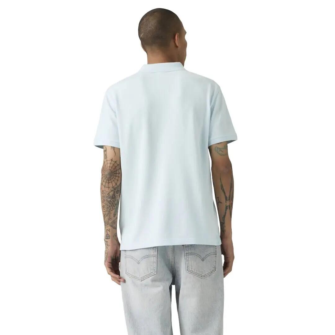 Polo Azul Levis Original Omphalodes Clásico, Cómodo de Ajuste Regular 3/4