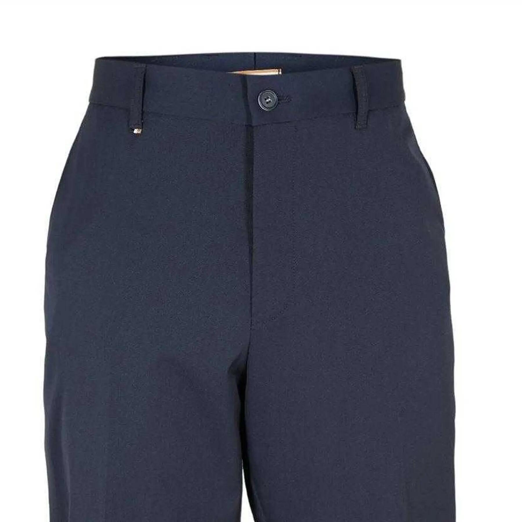 Pantalone Gamba Dritta Uomo Boss Perin Blu Scuro 3/3