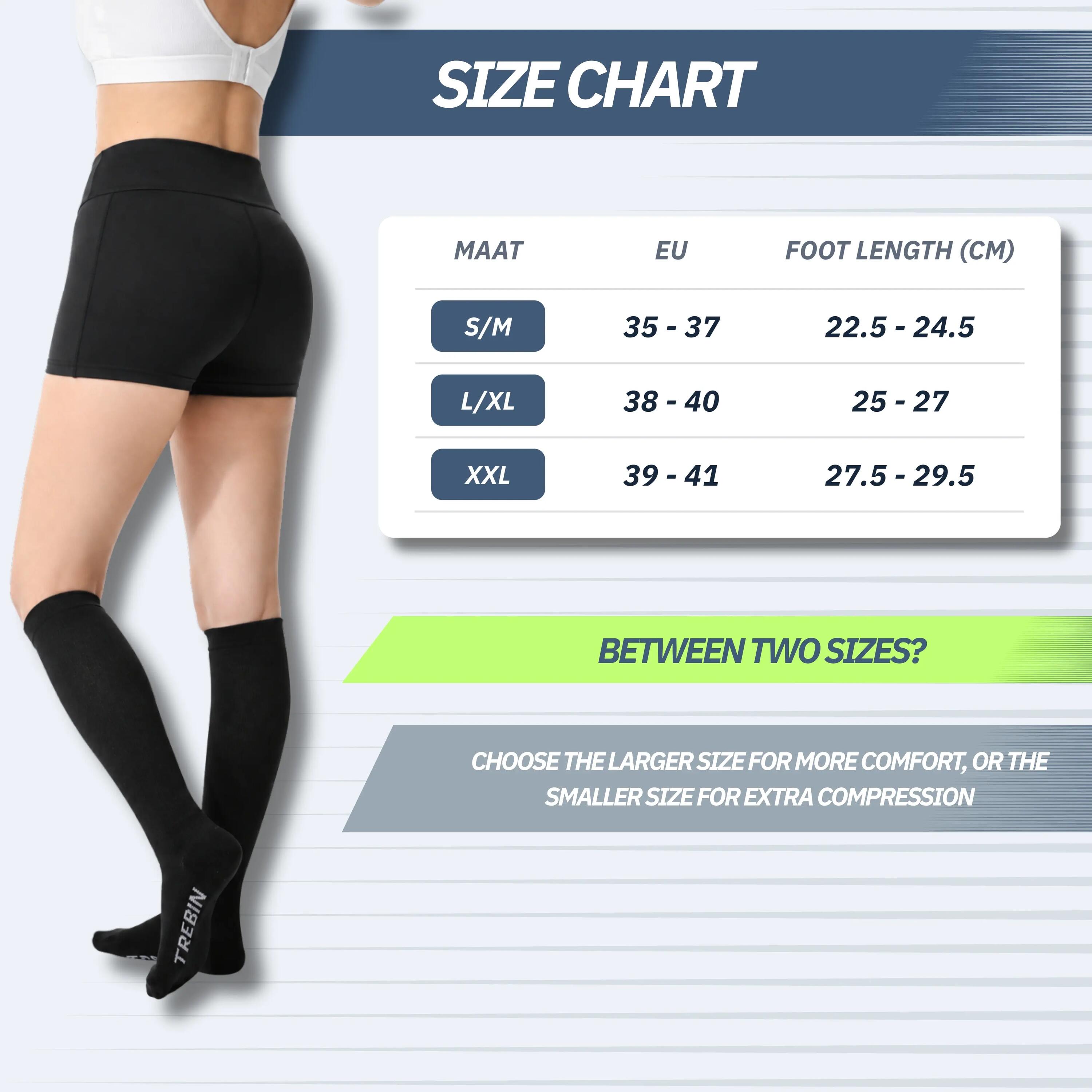Chaussettes de compression sport unisexe respirantes Compression Socks 7/7