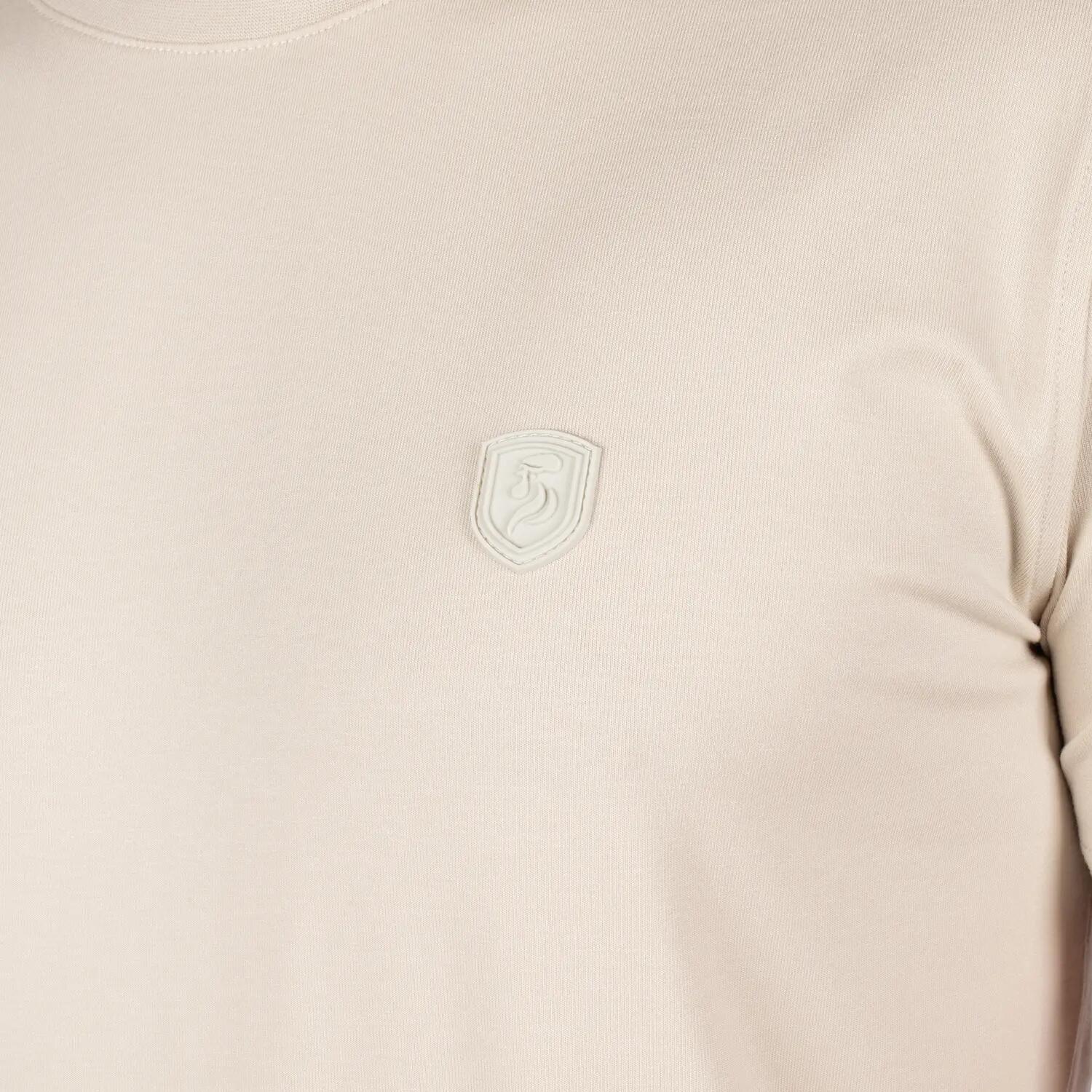 T-shirt basic velata 5XL / Ecru 3/4
