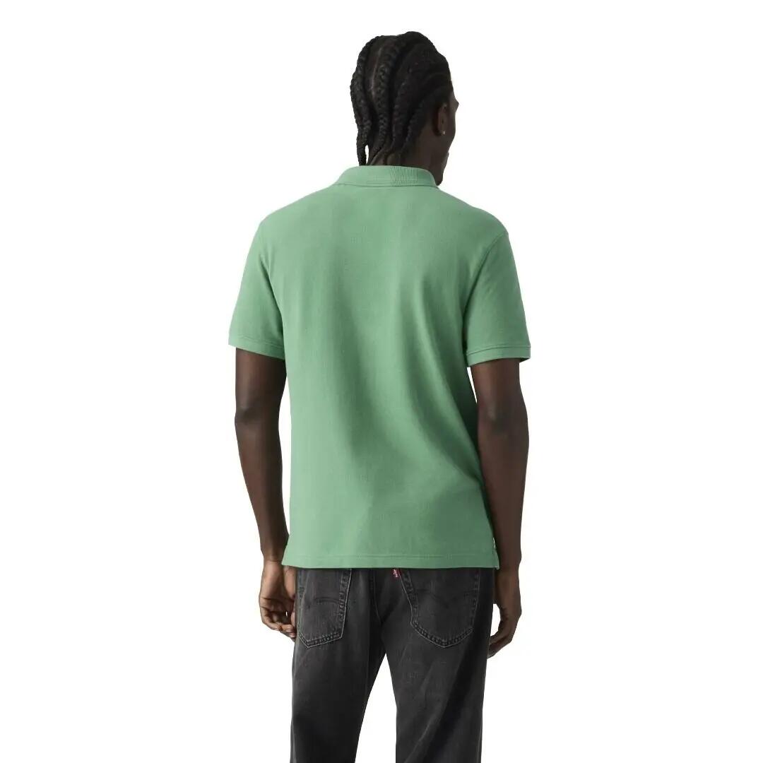 Polo Verde Levis Original Pine Green Clásico, Cómodo de Ajuste Regular 3/4