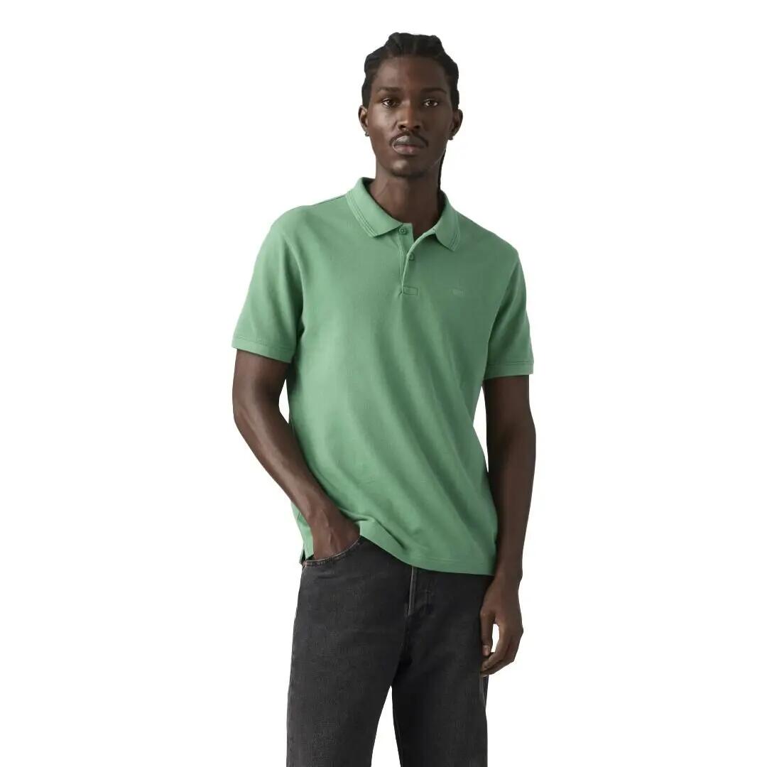 Polo Verde Levis Original Pine Green Clásico, Cómodo de Ajuste Regular 2/4
