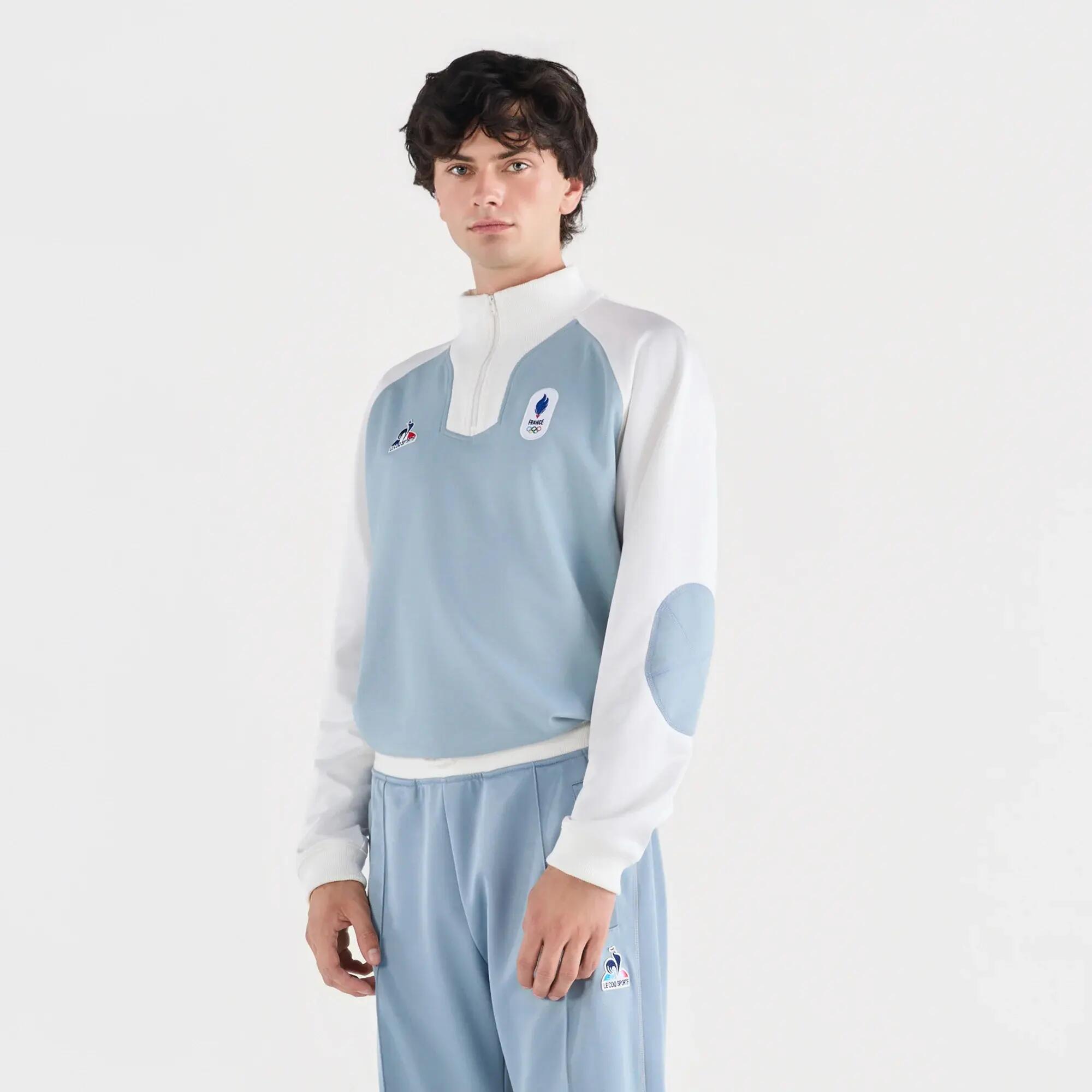 Langarmpoloshirt Frankreich Olympique 2026 6/7