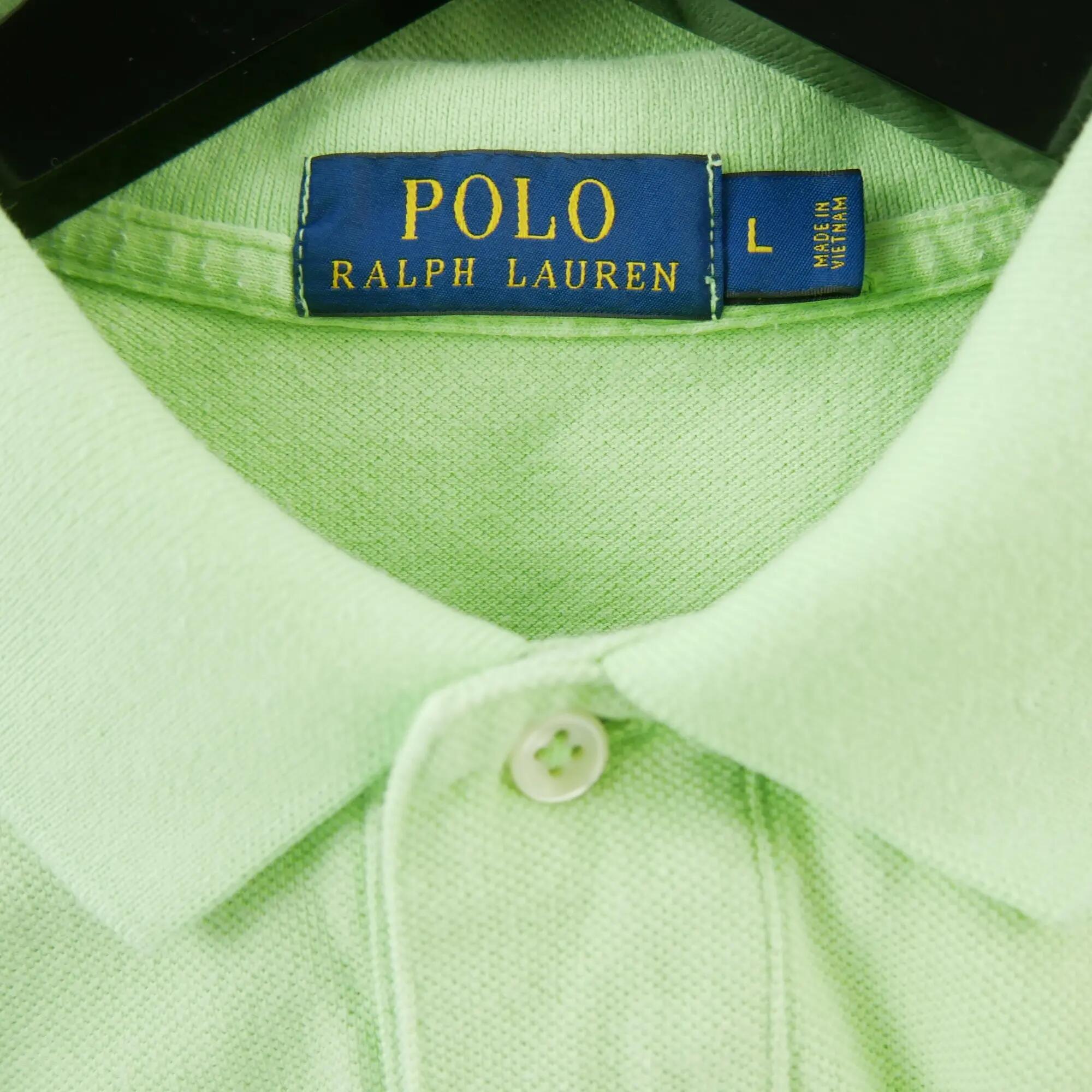 Second hand - Polo Ralph Lauren Polo uomo manica corta Custom Fit - Stato buono 7/7