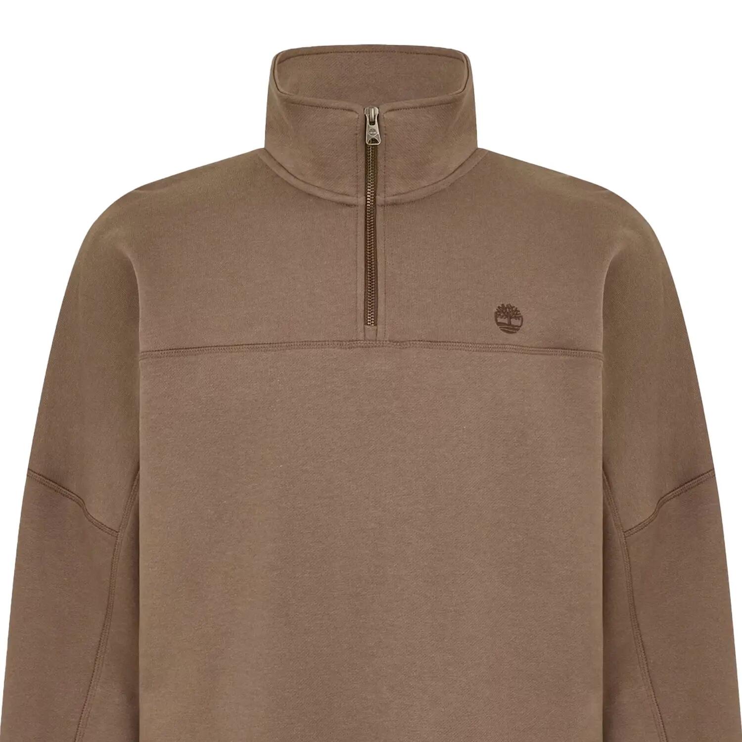 Sweat Motif/style Logo Brodé Homme (Marron) 3/4