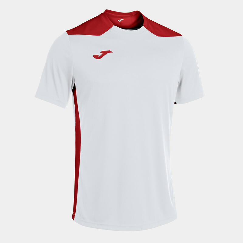 T-shirt manga curta Homem Joma Championship vi branco vermelho