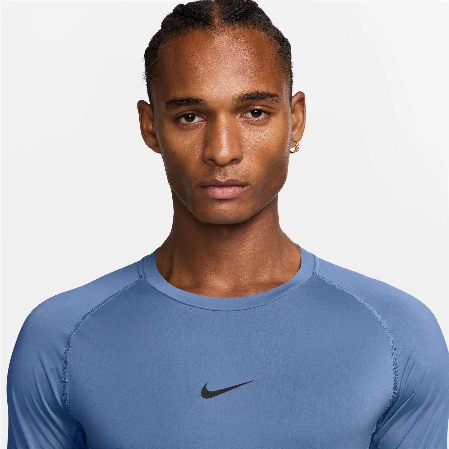 Mens Pro Core DriFIT Compression Tight Base Layer Top (Indigo/Storm) 3/3
