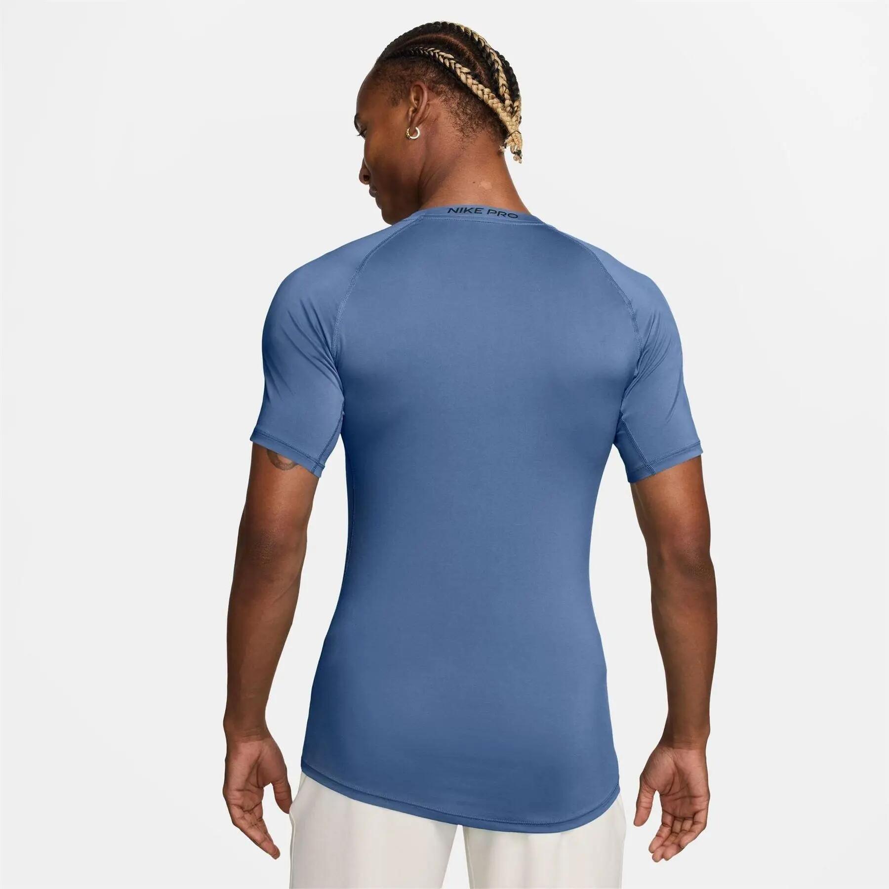 Mens Pro Core DriFIT Compression Tight Base Layer Top (Indigo/Storm) 2/3