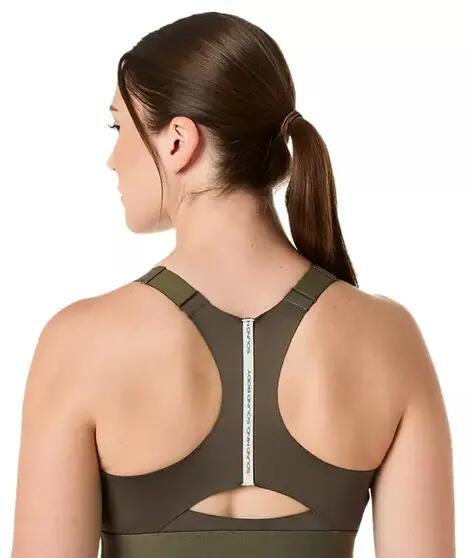 Women’s Running Bra ASICS Road Combination Zip Bra 2/4