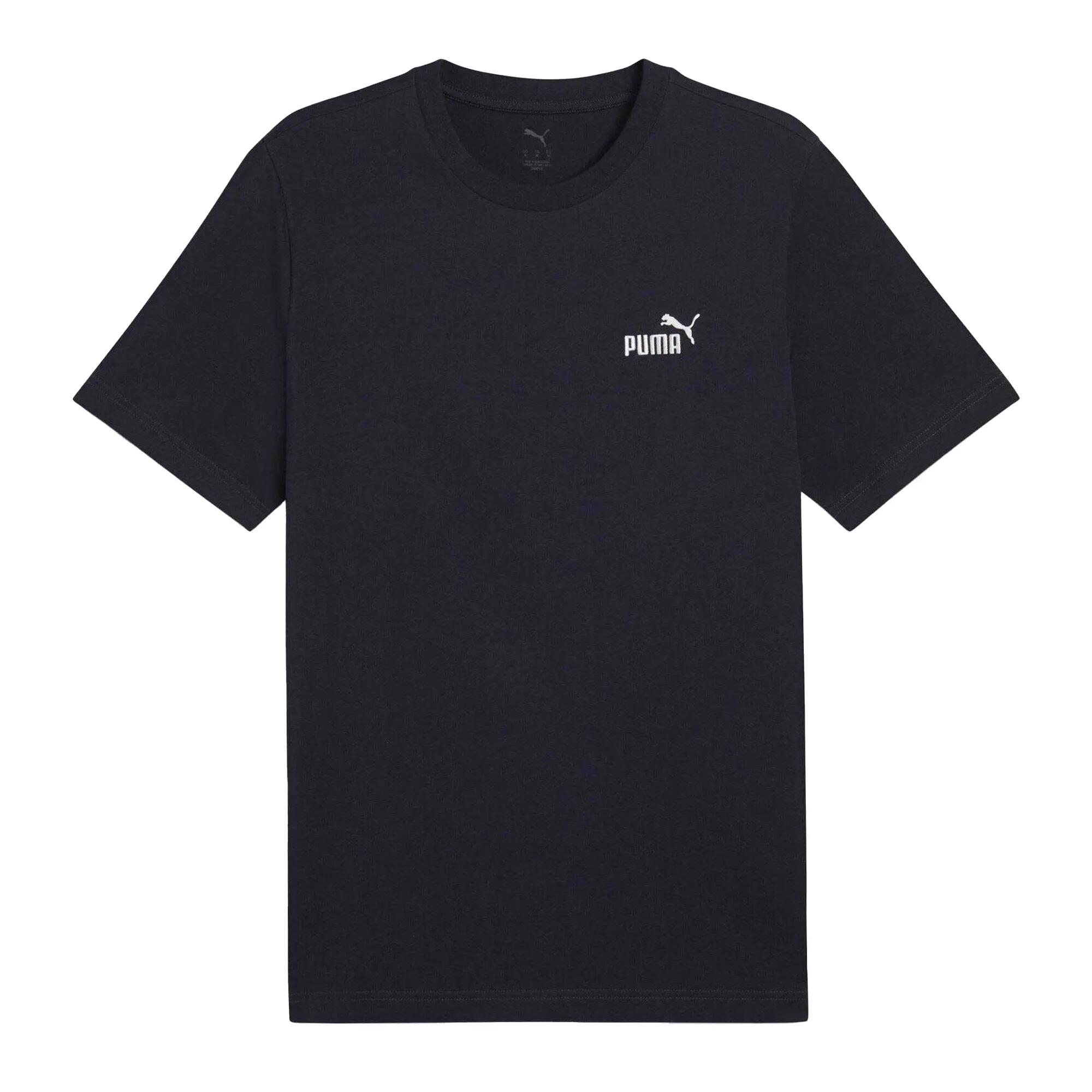 Mens Essentials Small Logo TShirt (Navy) 2/3