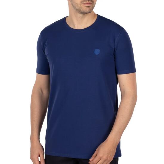 T-shirt basic velata XL / Blue