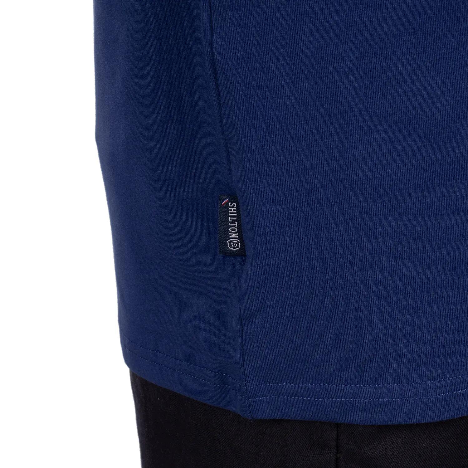 T-shirt basic velata 5XL / Blue 4/4