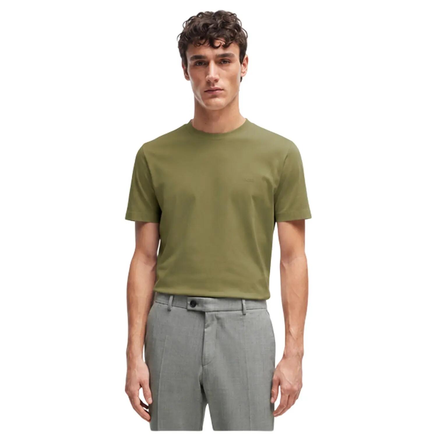 Maglietta Logo Uomo Boss Hbb Thompson Verde 4/4