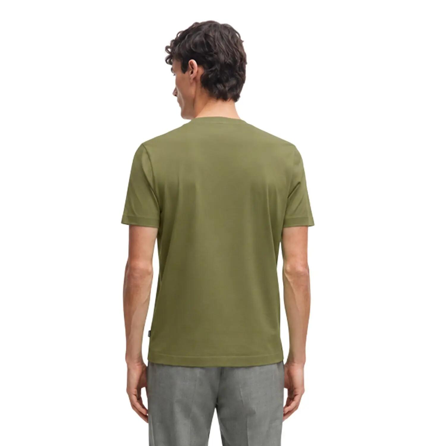 Maglietta Logo Uomo Boss Hbb Thompson Verde 3/4