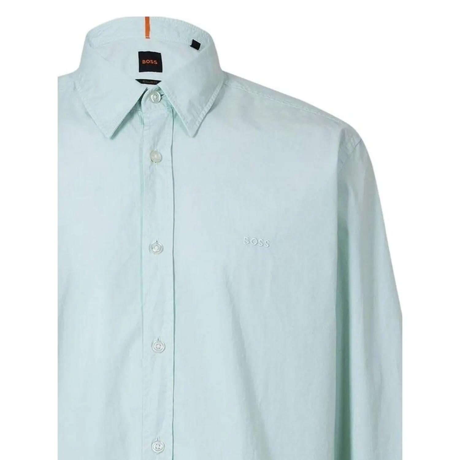 Camicia Manica Lunga Uomo Boss Relegant 6 M Blu 4/4