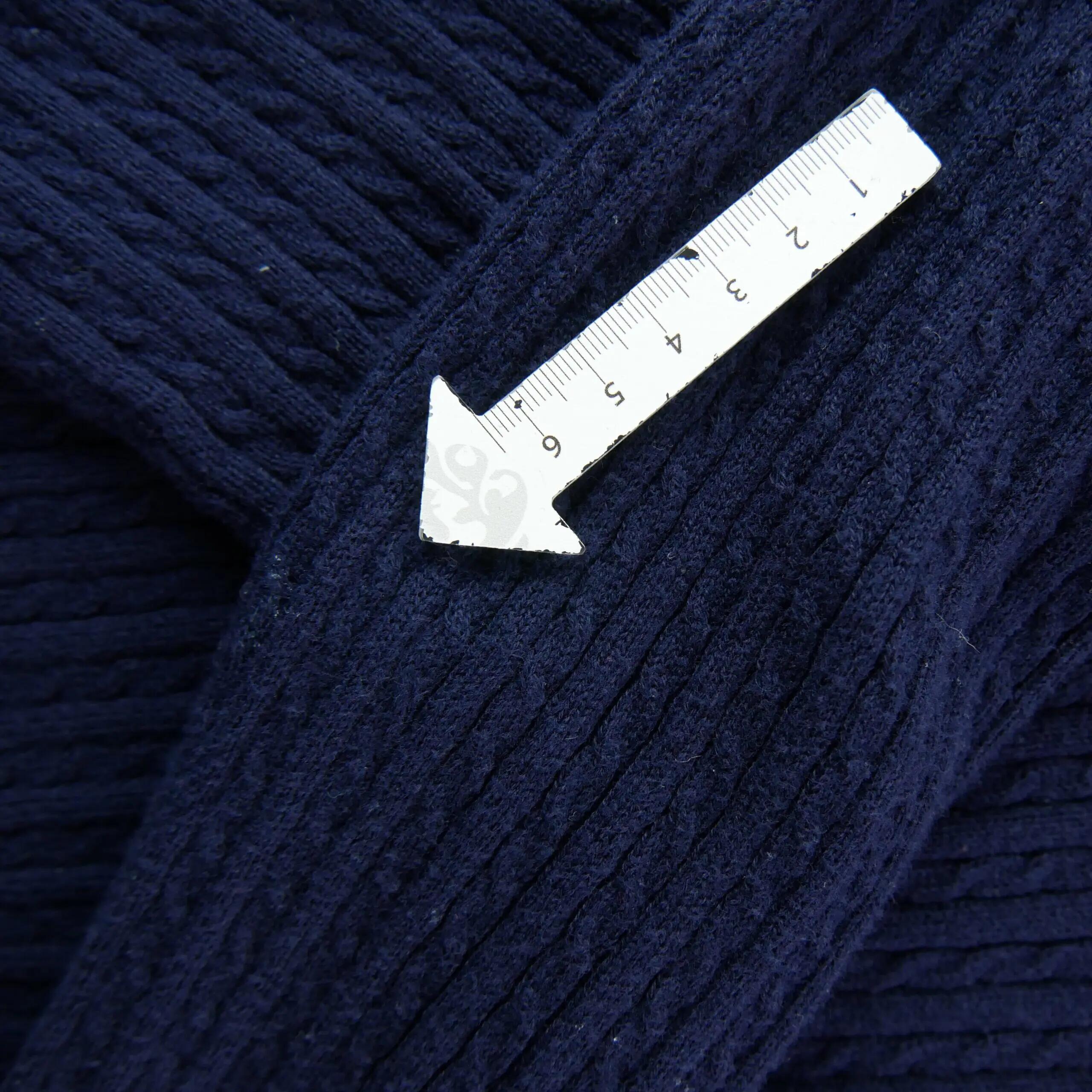 Tweedehands - Lauren Ralph Lauren damestrui ribgebreid marine - Goede staat 6/7