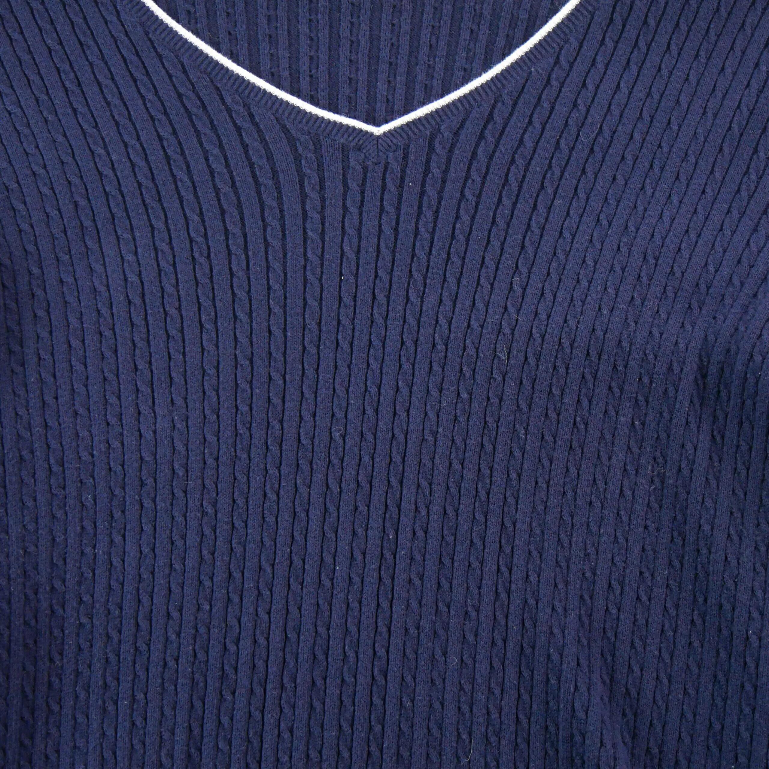 Tweedehands - Lauren Ralph Lauren damestrui ribgebreid marine - Goede staat 3/7