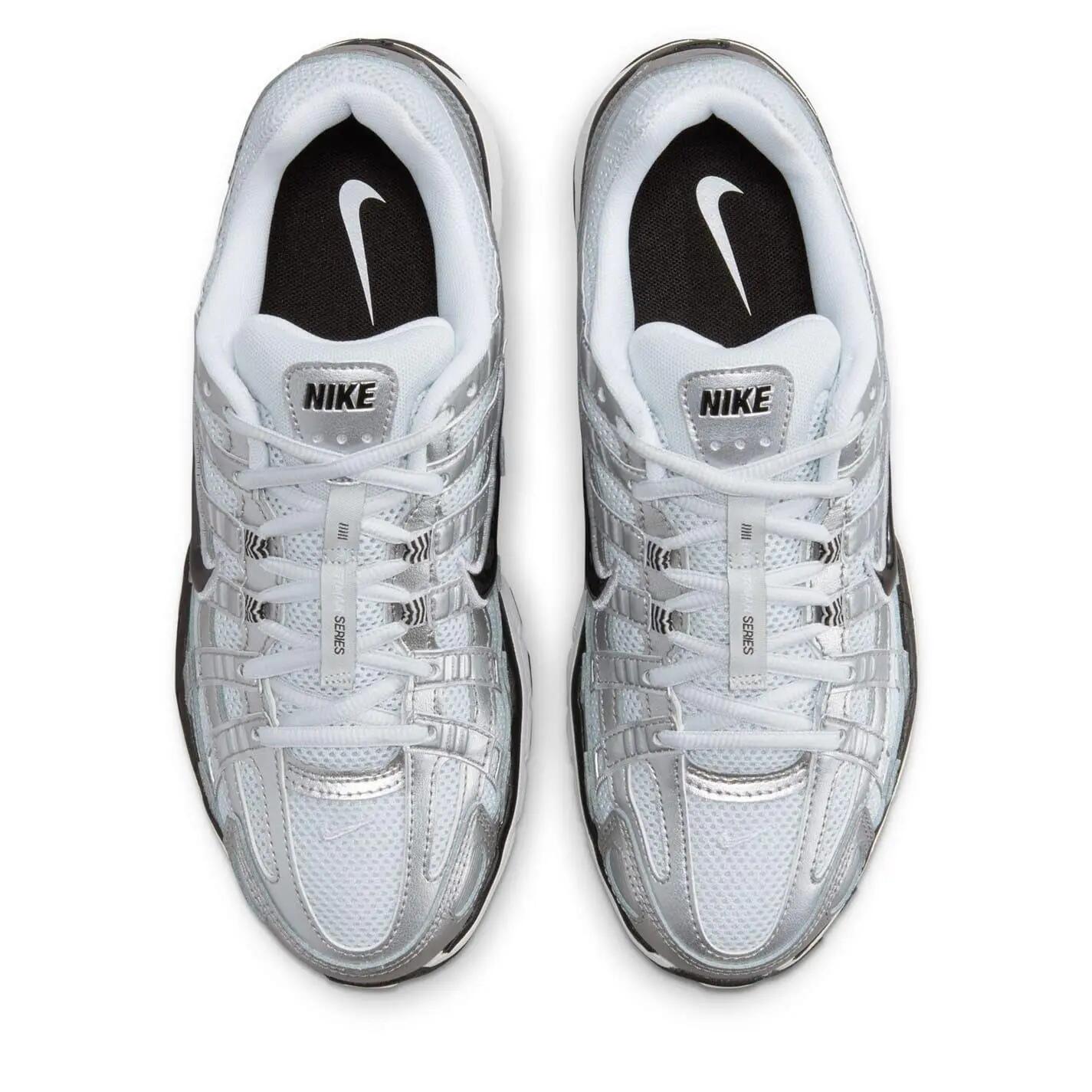 Baskets P6000 Femme (Blanc / Argenté) 5/5