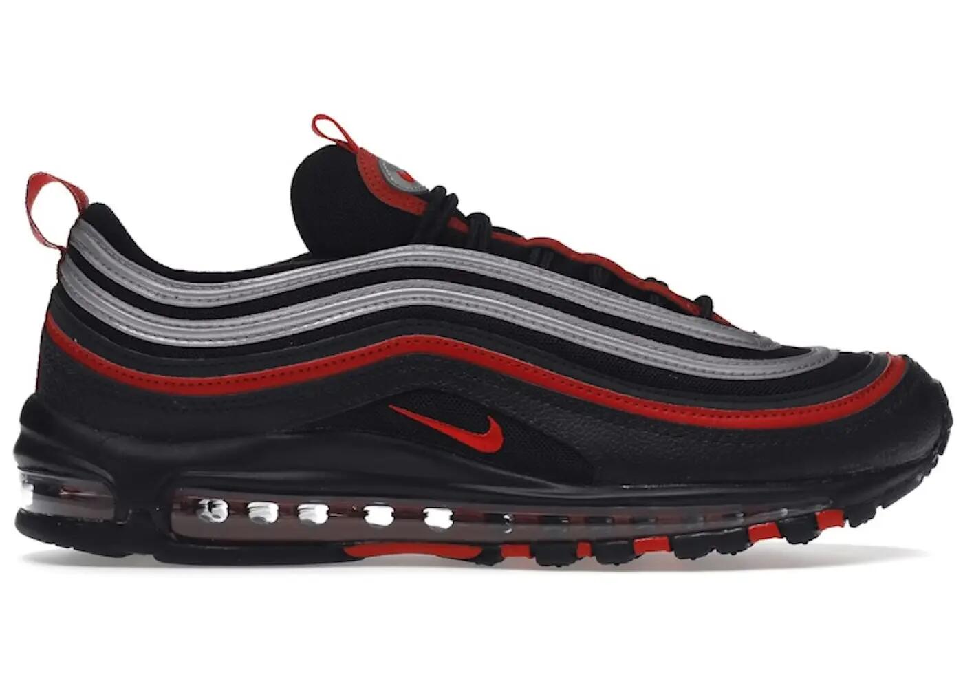 Nike Air Max 97 Black Red Silver 1/2
